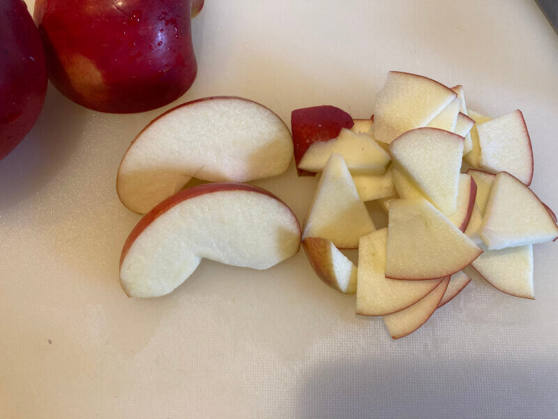 リンゴの切り方