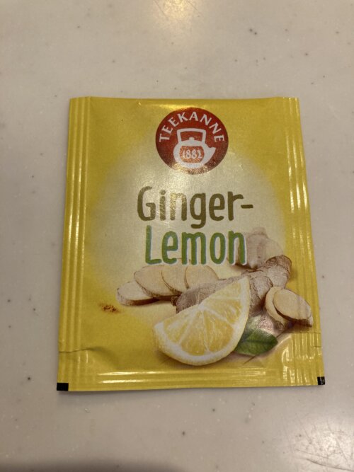 ジンジャー＆レモンのパッケージ