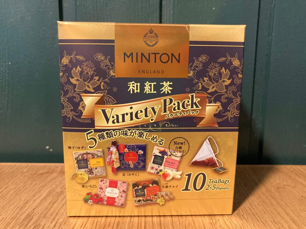 【MINTON】5種類の味が楽しめる和紅茶バラエティーパックを飲ん