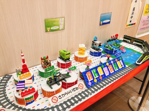 赤羽駅のレゴ製作